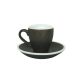 Buy Bevramics Espresso Cup and Saucer Set 80mL Granite online