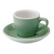 Buy Bevramics Espresso Cup and Saucer Set 80mL Mint online