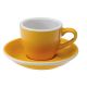 Buy Bevramics Espresso Cup and Saucer Set 80mL Yellow online
