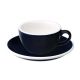 Buy Bevramics Flat White Cup and Saucer Set 150mL Denim online