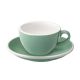 Buy Bevramics Flat White Cup and Saucer Set 150mL Mint online