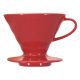 Buy Hario V60 Ceramic Coffee Dripper Size 02 Red online