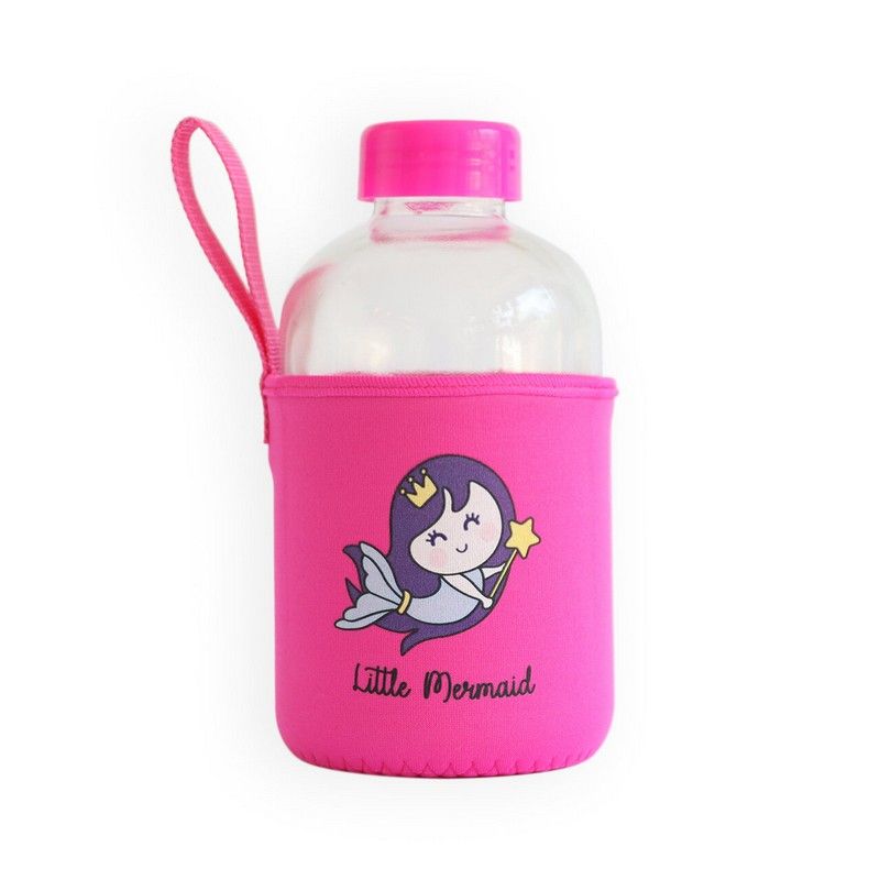 Kids glass sales water bottle